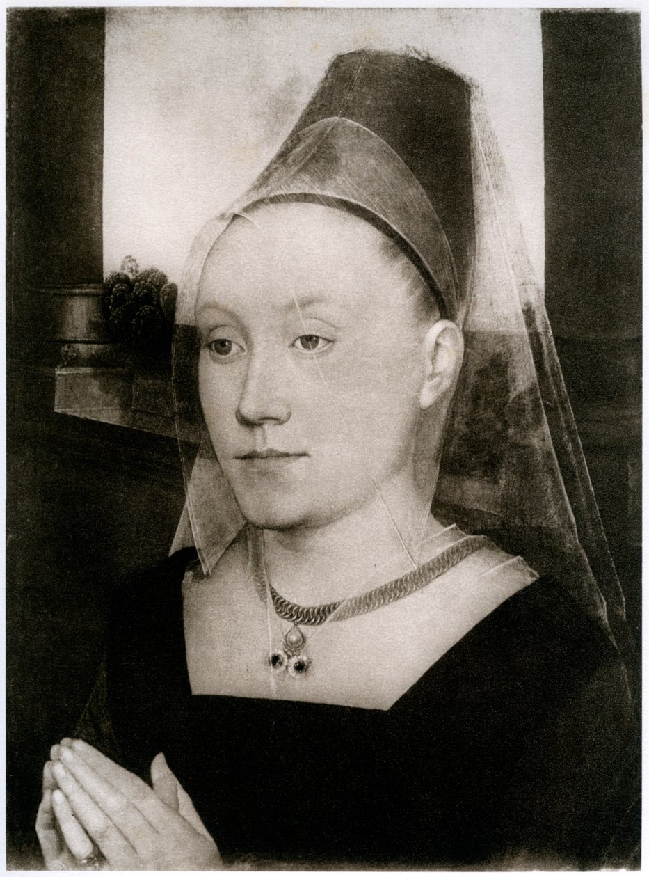 Barbara Van Vlaenderbergh ، زوجة Guillaume Moreel ، c1480 ، 1927 بواسطة هانز مملينج