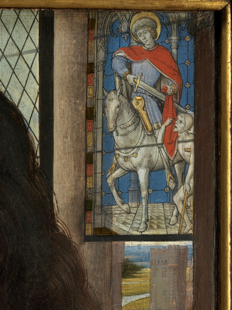 التفاصيل من Diptych لمارتن فان نيووينهوف بواسطة هانز مملينج