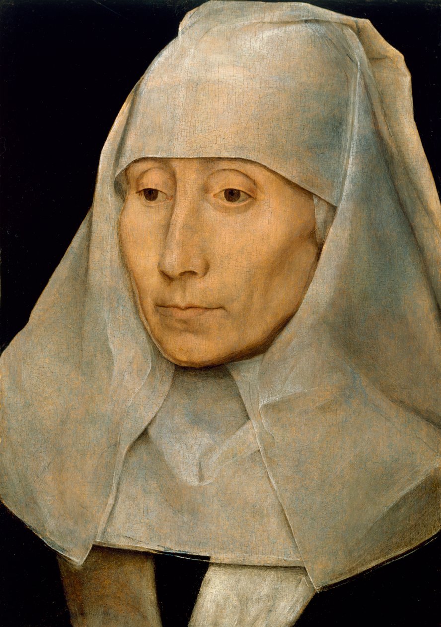 صورة لامرأة مسنة ، 1468-1470 بواسطة هانز مملينج
