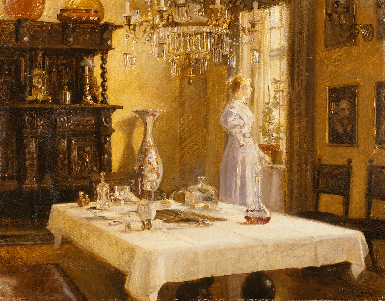 الوصول المتأخر ، 1894 بواسطة هانز نيكولاج هانسن