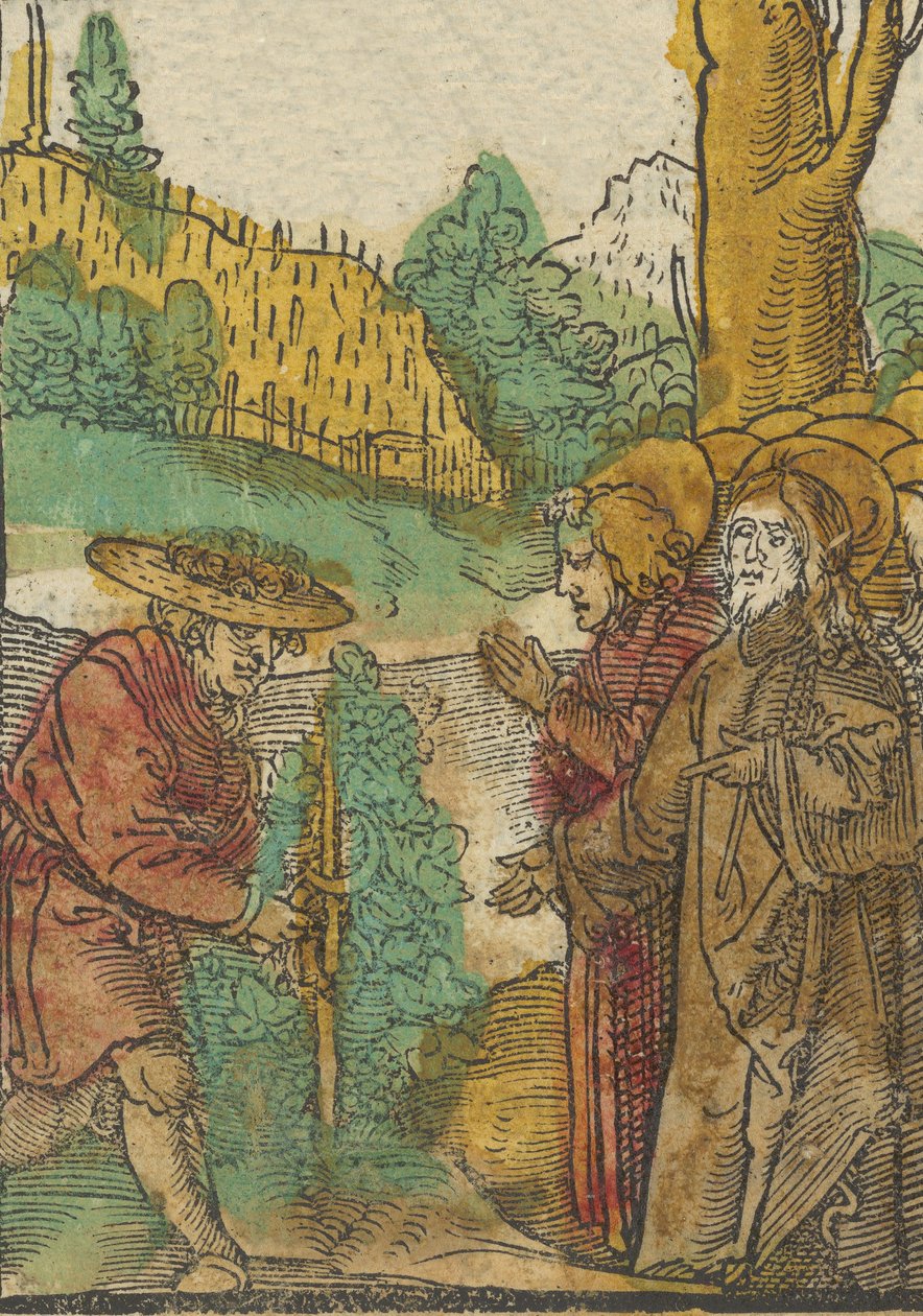 مثل عمال الكرم ، من Das Plenarium ، 1517. بواسطة هانز شوفيلين الأكبر