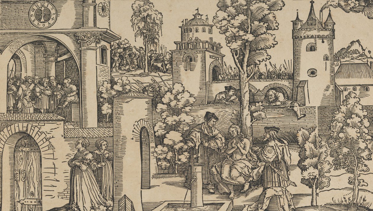 قصة سوزانا 1536. بواسطة هانز شوفلين الأكبر