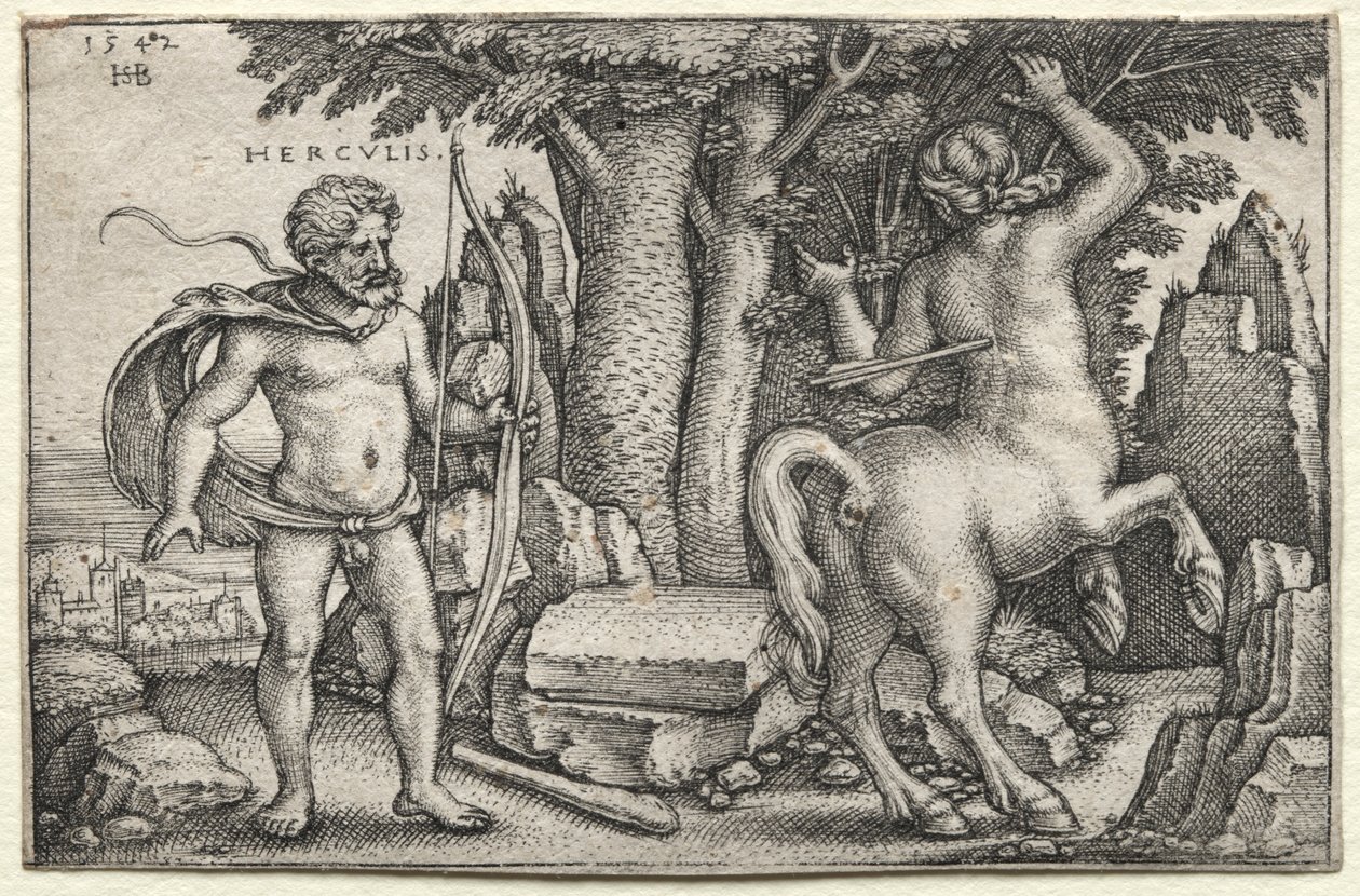هرقل ونيسوس، 1542. بواسطة هانز سيبالد بهام