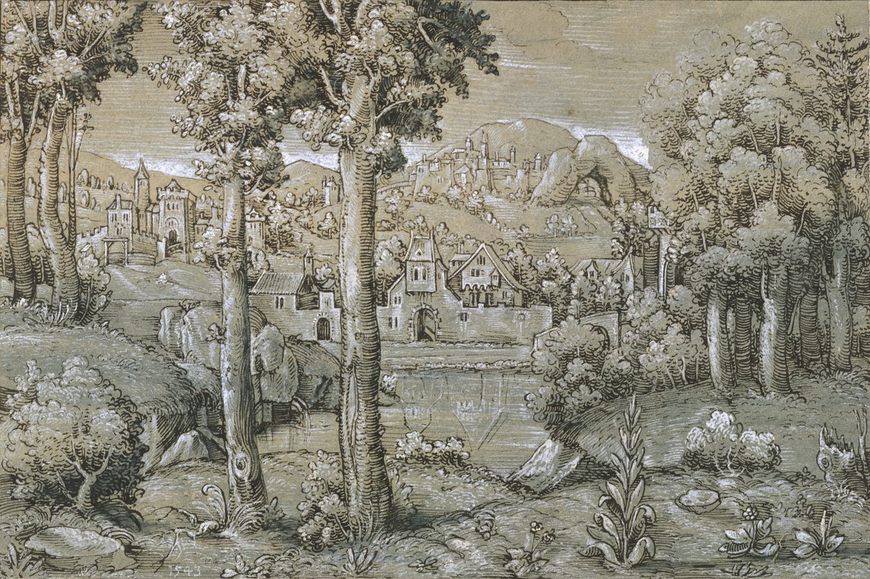 منظر خيالي ، 1543. بواسطة هانز سيبالد لوتنساك
