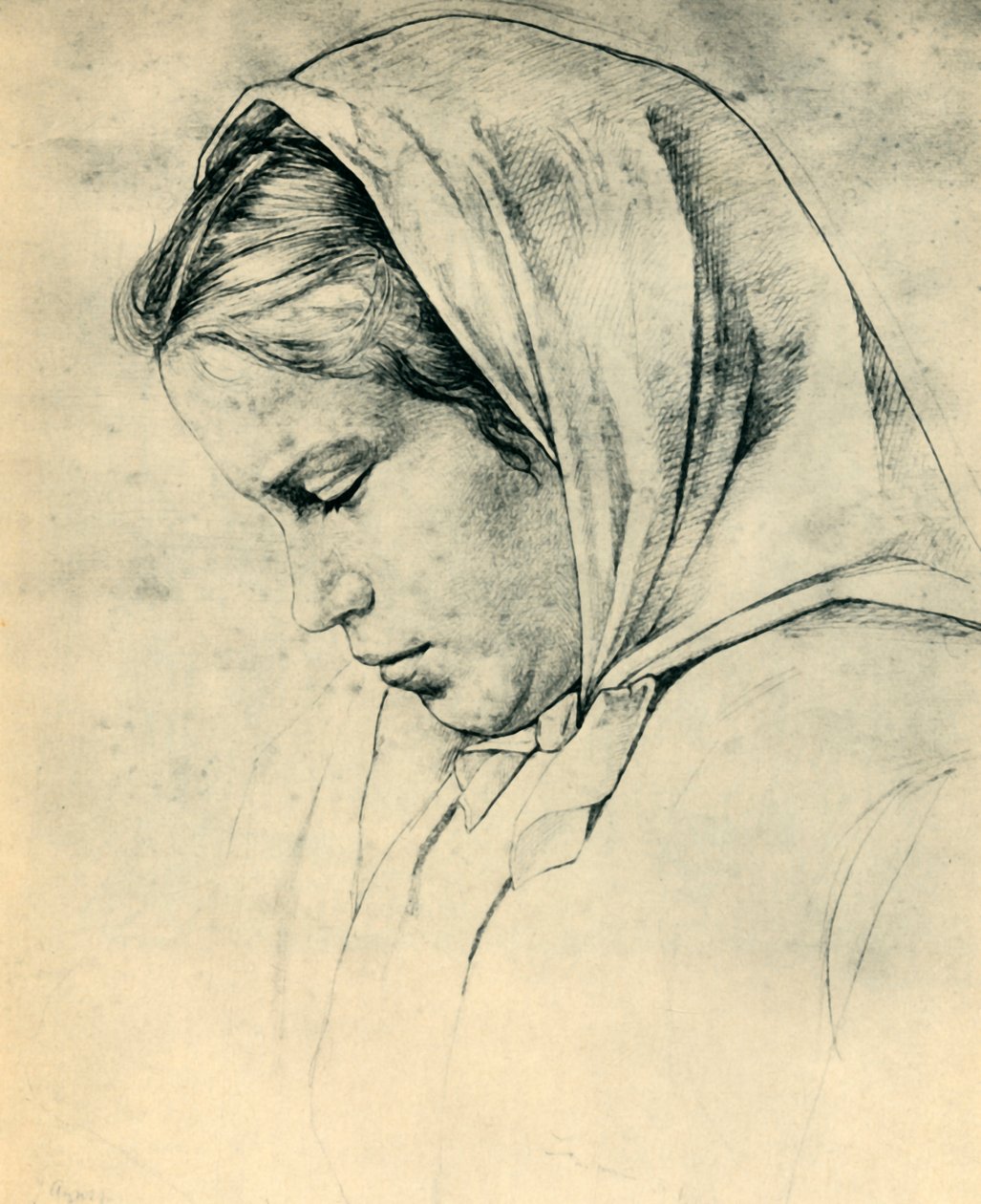 أخت الفنانين أغاثي ، 1866 ، 1943. بواسطة هانز توما