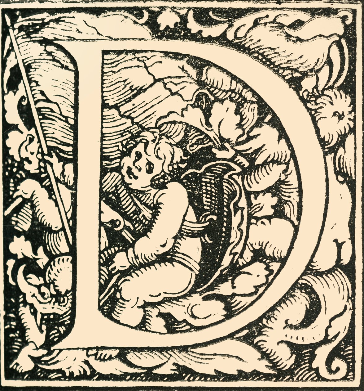 د - الأبجدية هانز Weiditz ، c1520-1521 ، 1908. بواسطة هانز ويديتز