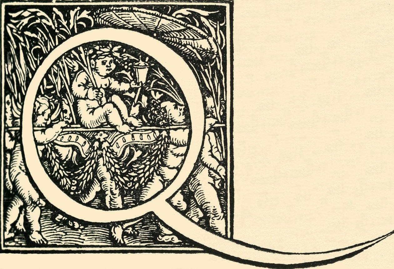 س - الأبجدية هانز Weiditz ، c1520-1521 ، 1908. بواسطة هانز ويديتز