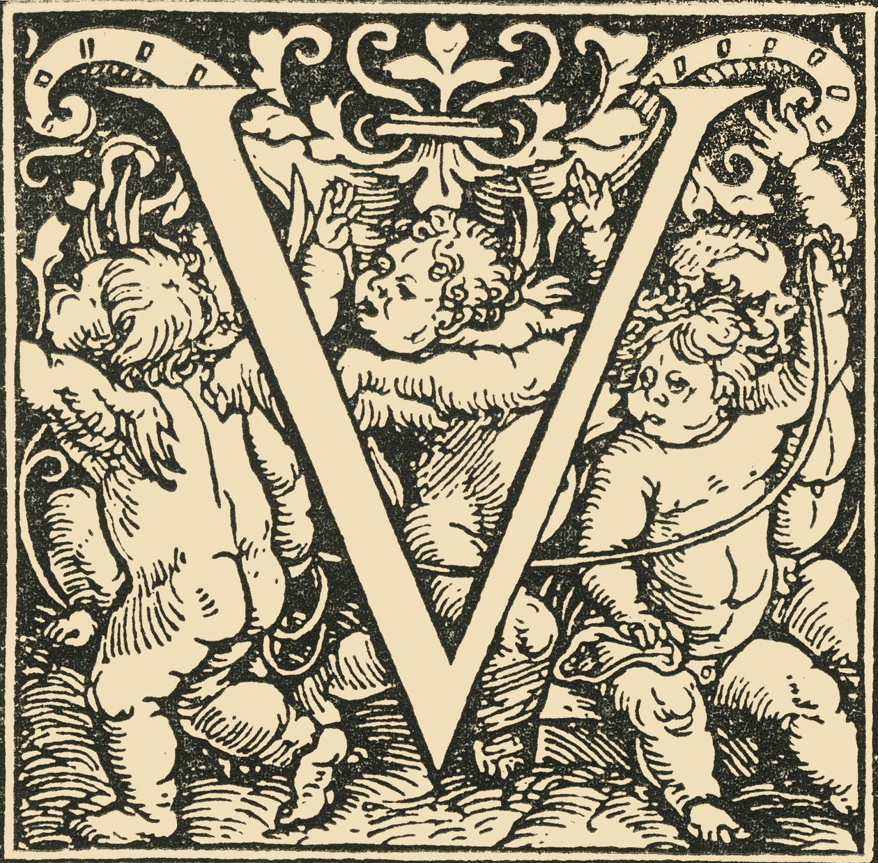 الخامس - الأبجدية هانز Weiditz ، c1520-1521 ، 1908. بواسطة هانز ويديتز