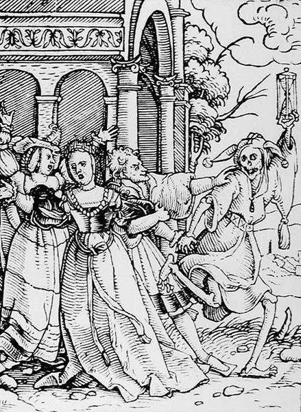 الموت والمحكم ، من رقصة الموت ، نقشها هانز لوتزلبرغر ، c.1538 بواسطة هانز بعد هولبين الأصغر