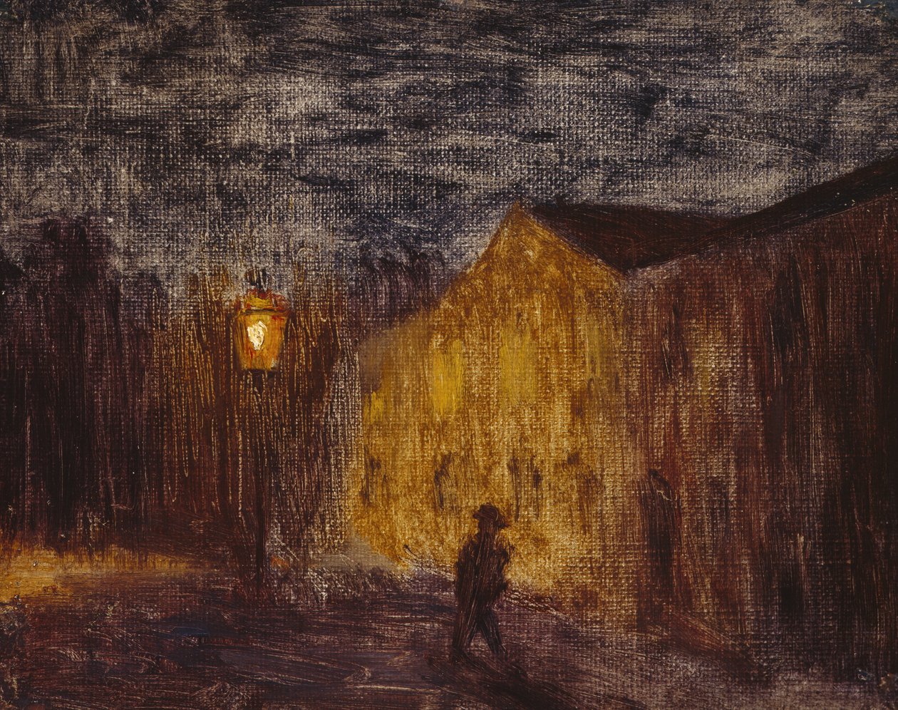 الفانوس (المصباح) 1894 (زيت على قماش) بواسطة هارولد أوسكار سوهلبيرج