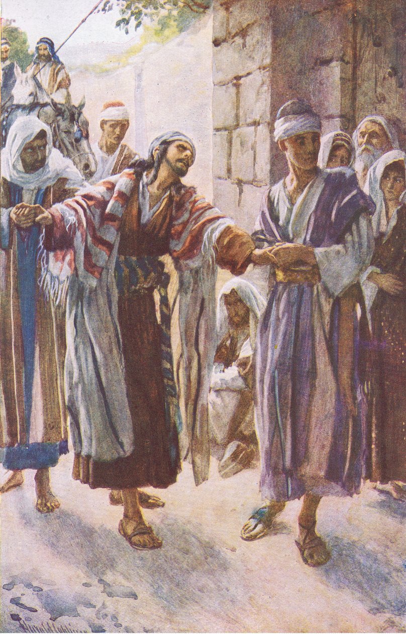 قاد بولس إلى دمشق ، التوضيح من هارولد كوبينغ بيكتشرز: سلسلة التاج ، حوالي 1920s بواسطة هارولد كبينج