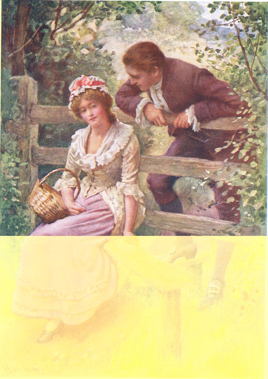 لورد أوف بيرلي ، رسم توضيحي لـ "قصص أطفال من تينيسون" بقلم نورا شيسون (لون ليثو) بواسطة هارولد كبينج
