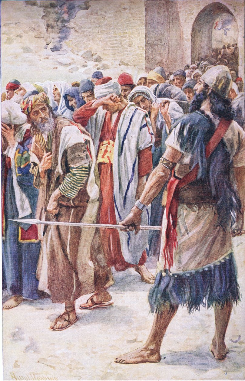 أسرى بابل ، توضيح من الصور التي تعلم سلسلة التاج ، 1920 بواسطة هارولد كبينج