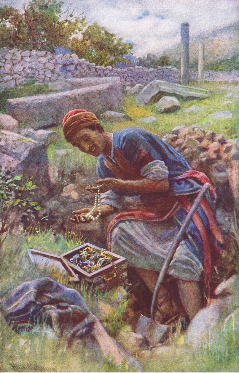 الكنز المخفي ، رسم توضيحي من صور هارولد كوبينغ: The Crown Series ، c.1920s بواسطة هارولد كبينج