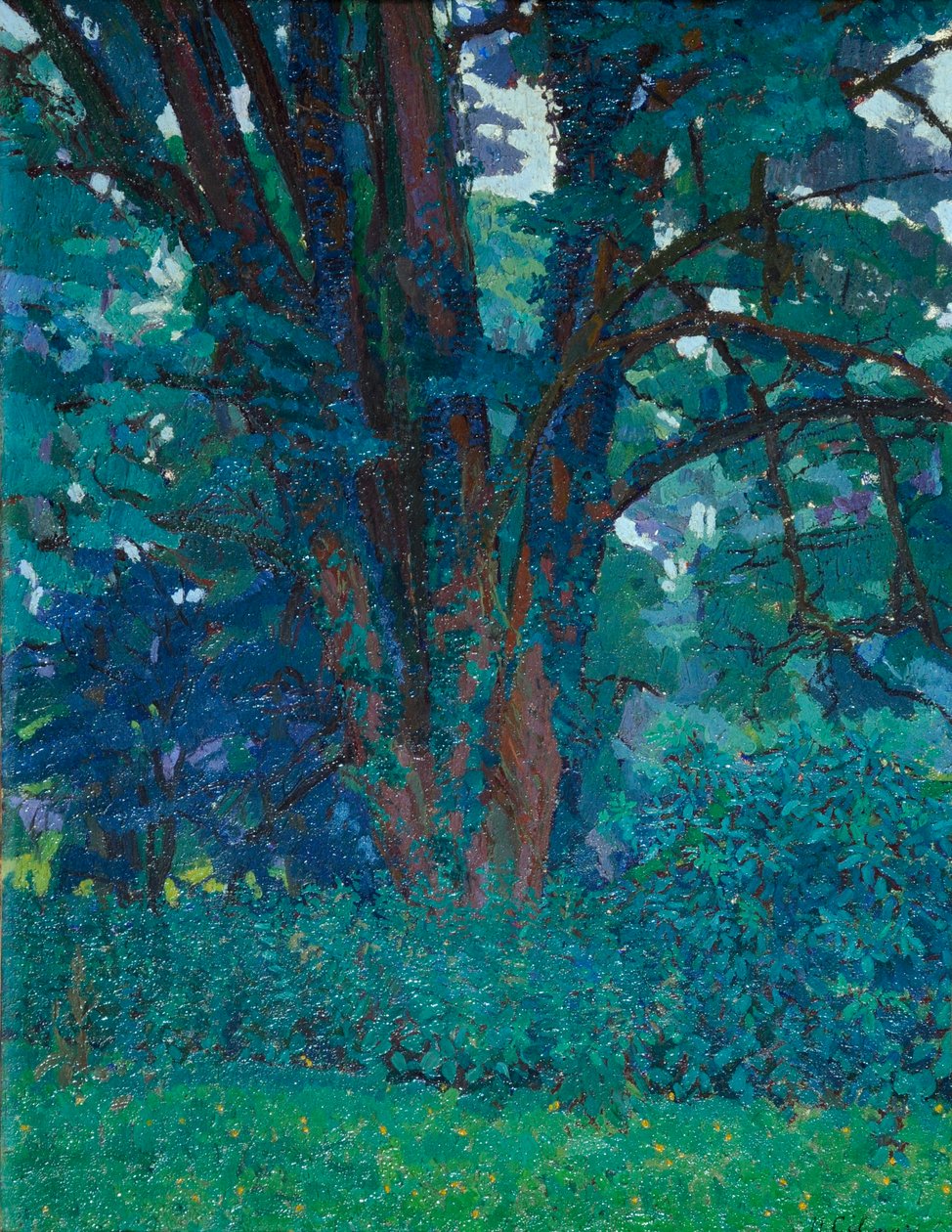 In Gloucestershire, c.1916 (oil on canvas) بواسطة هارولد جيلمان