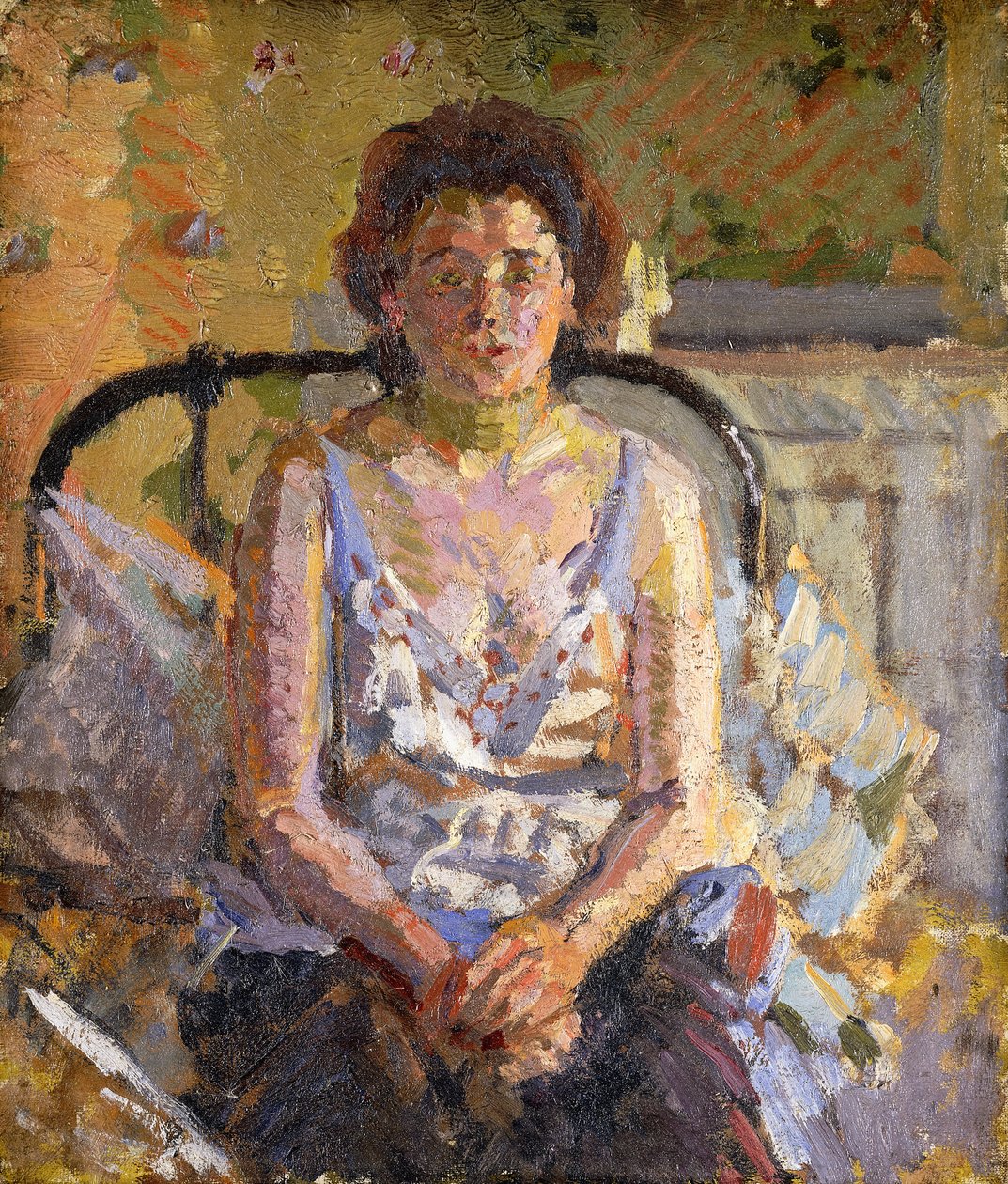 امرأة على سرير ، 1912-3 بواسطة هارولد جيلمان