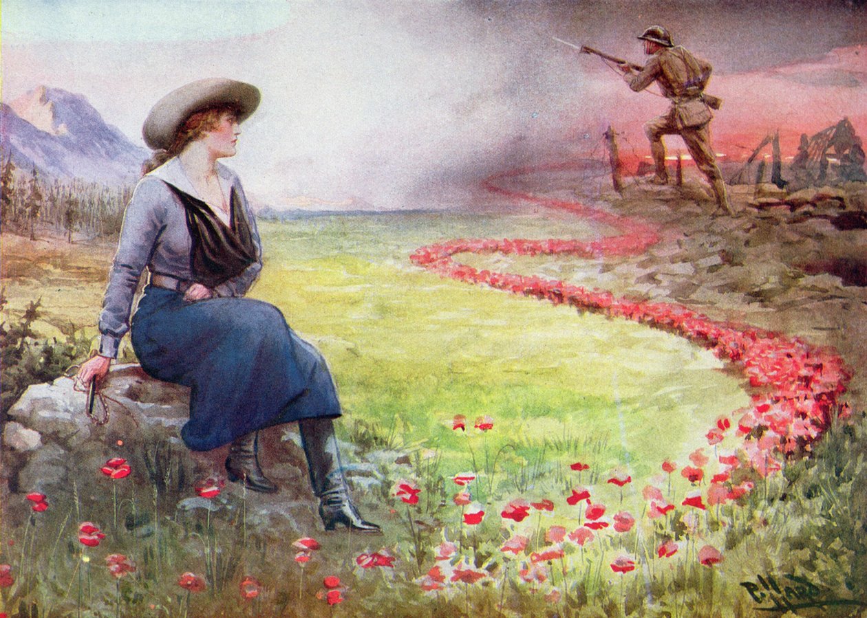 The Thin Red Line (colour litho) بواسطة هارولد هيوم بيفارد