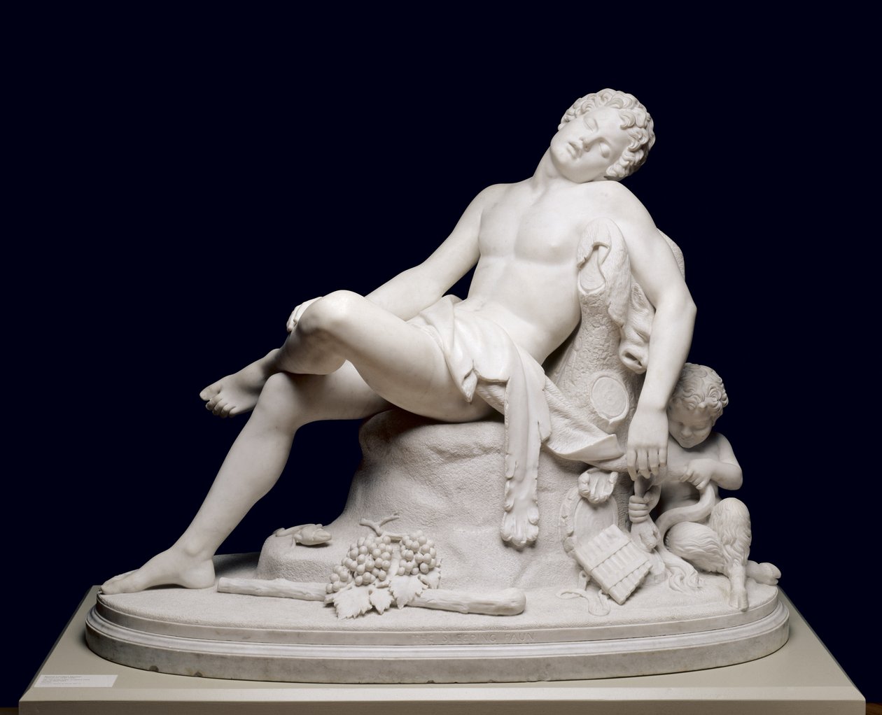 The Sleeping Faun ، على غرار عام 1864 ، منحوتة ج. 1870. بواسطة هارييت جودهو هوسمر