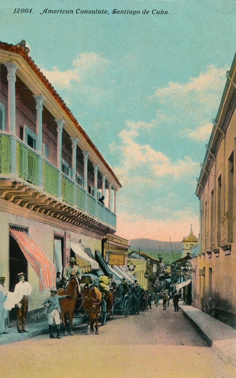 القنصلية الأمريكية ، سانتياغو دي كوبا ، عام 1911 بواسطة هاريس بروس وشركاه