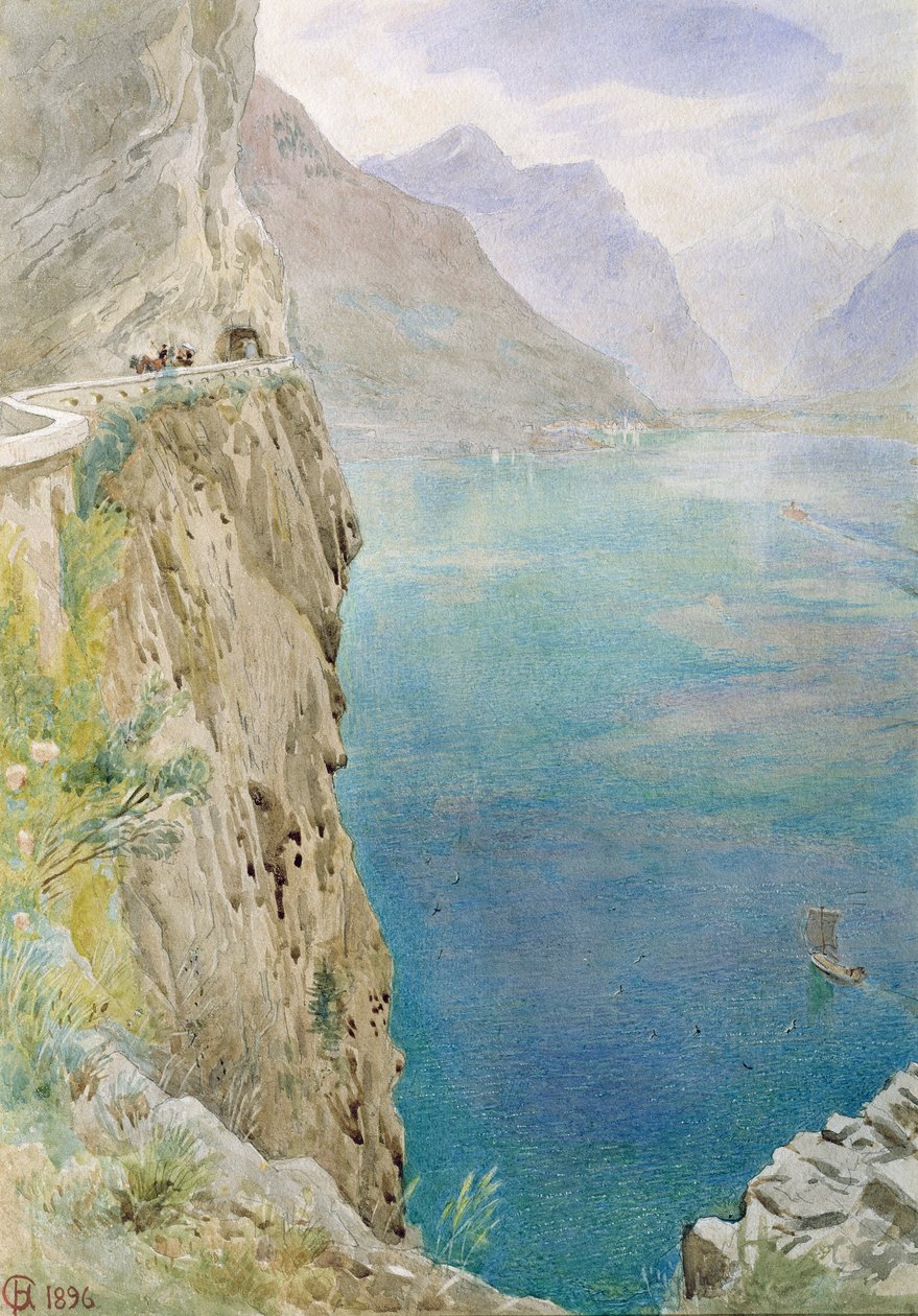 على الساحل الإيطالي ، 1896 بواسطة هاري جودوين