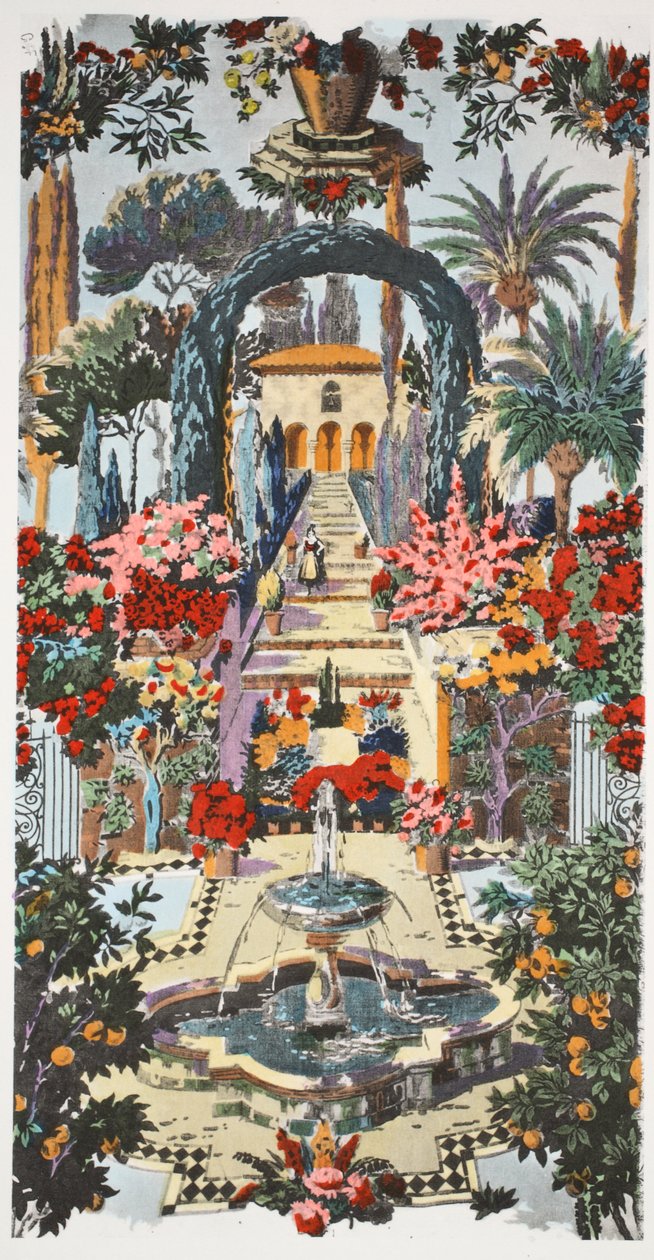 الحديقة الإسبانية ، حانة. 1933 بواسطة هاري ويرن
