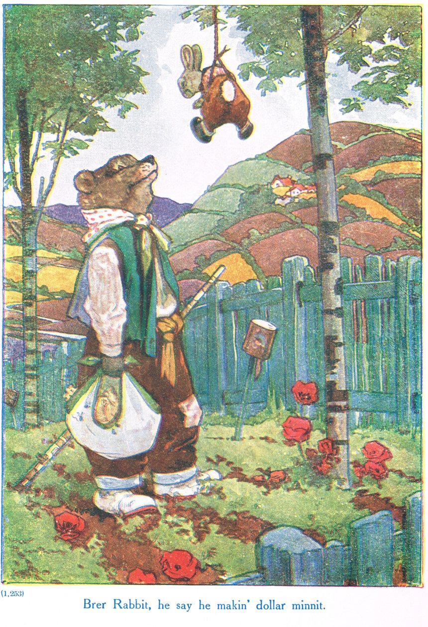 "Br'er Rabbit، يقول إنه يصنع "دولارًا صغيرًا"" (ليثو ملون) بواسطة هاري رونتري