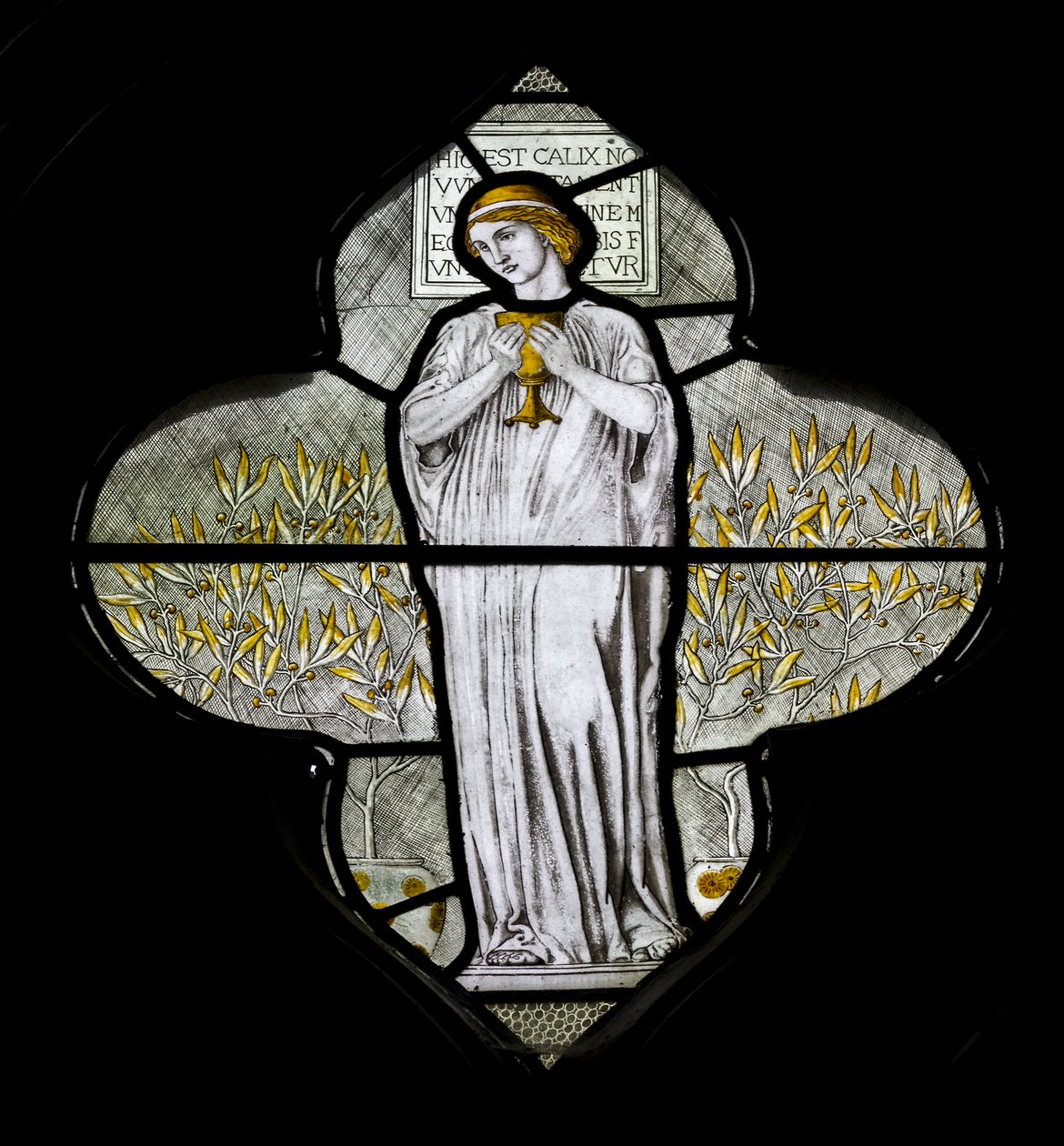 Minley ، St Andrew ، James Powell & Sons ، Harry Ellis Wooldridge ، Charity ، 1870 بواسطة هاري إليس فولدريدج