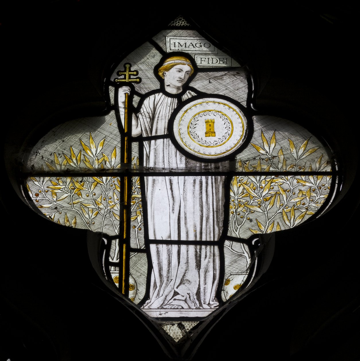 Minley ، St Andrew ، James Powell & Sons ، Harry Ellis Wooldridge ، Faith ، 1870 بواسطة هاري إليس فولدريدج