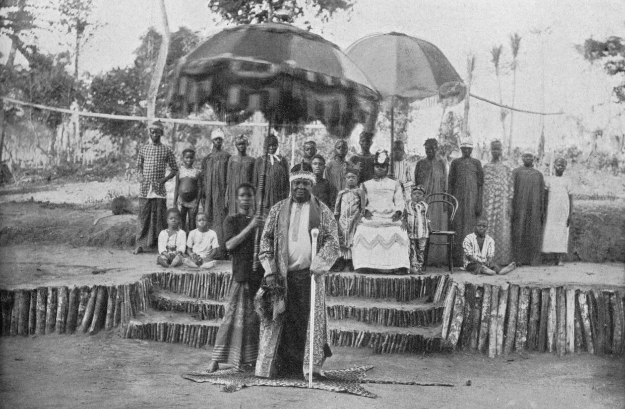 جون بوكو كوبهام ، ملك أولد كالابار جنوب نيجيريا ، 1912 بواسطة هاري جونستون