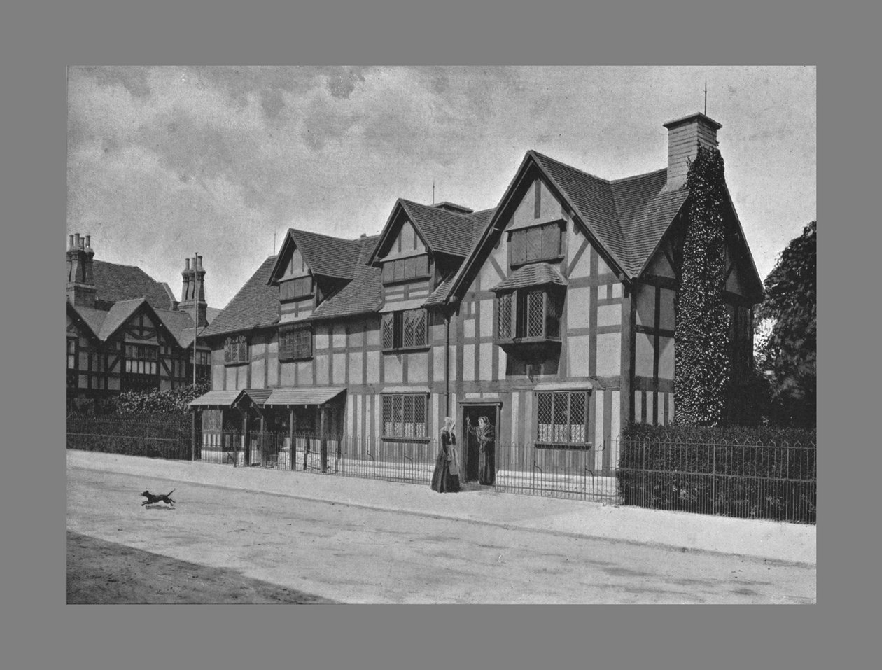منزل شكسبيرز ، ستراتفورد أون آفون ، c1900 بواسطة هارفي بارتون