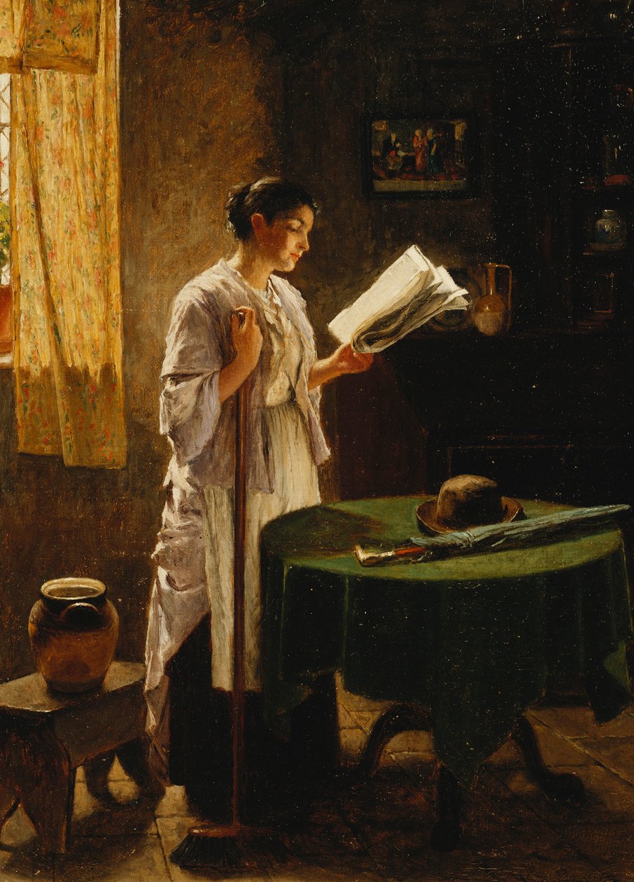 ورقة الصباح ، 1869 بواسطة هاينز كينغ