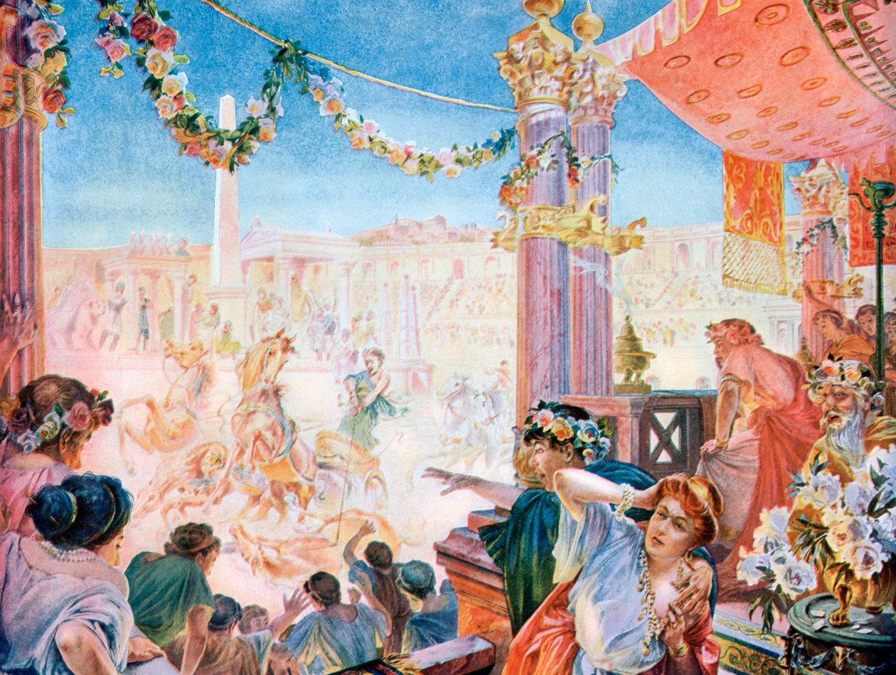 سيرك نيرون أو سيرك كاليجولا ، روما ، 1901. بواسطة هايلبرون