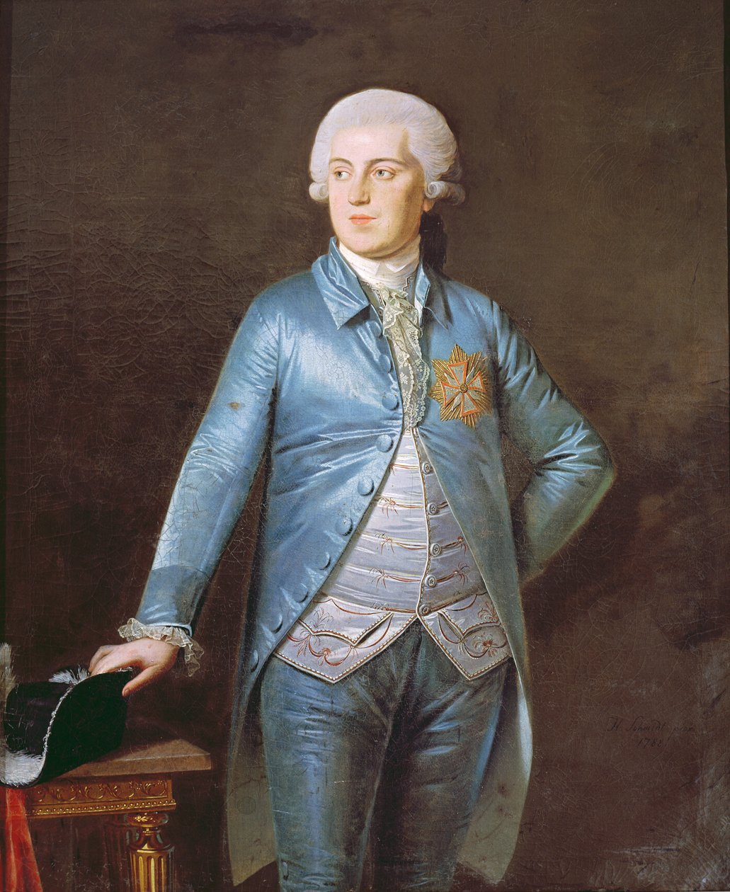 كريستيان السابع (1749-1808) 1788 بواسطة هاينريش شميدت