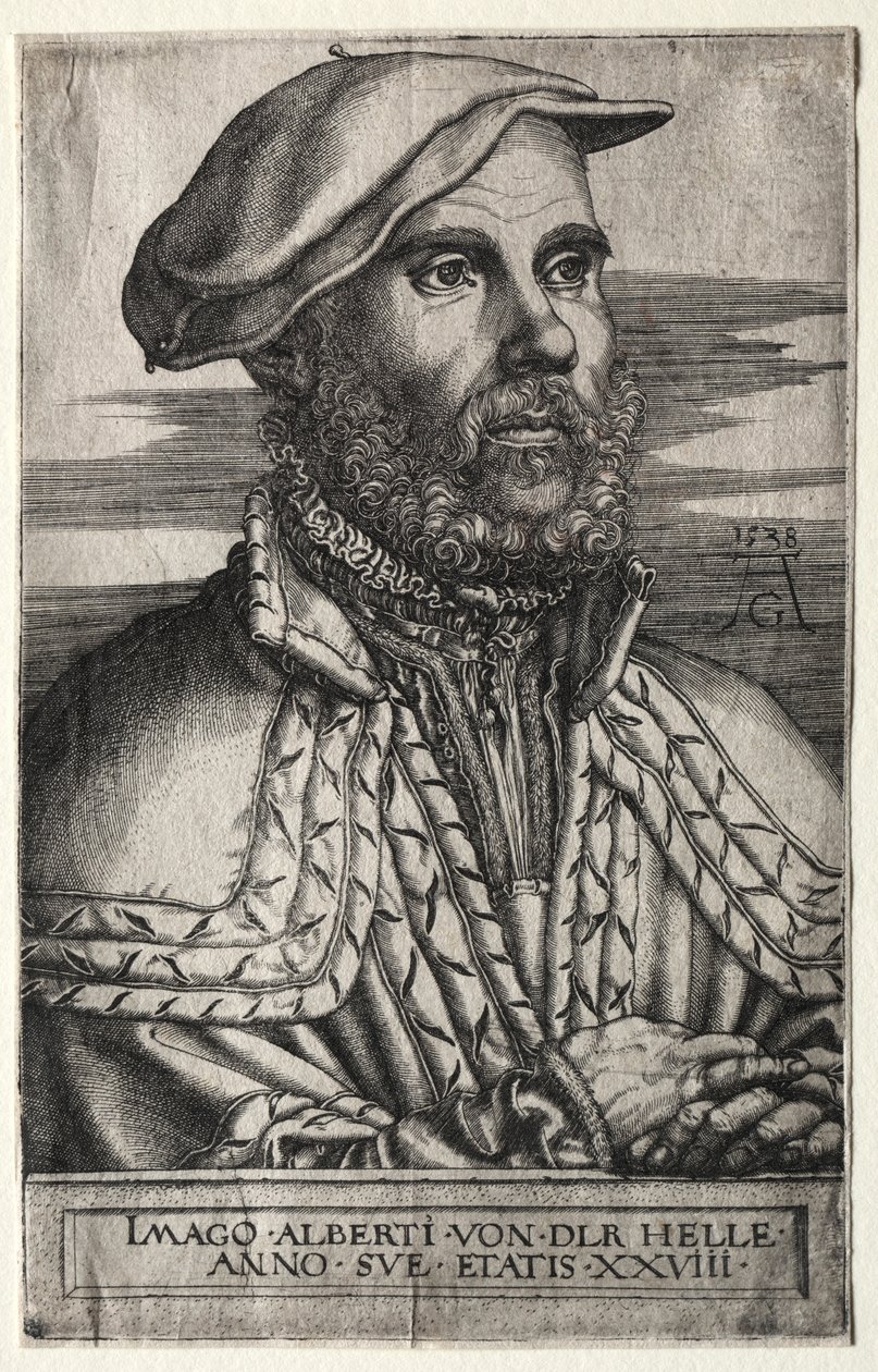 ألبرت فان دير هيل ، 1538. بواسطة هاينريش ألدغريفير