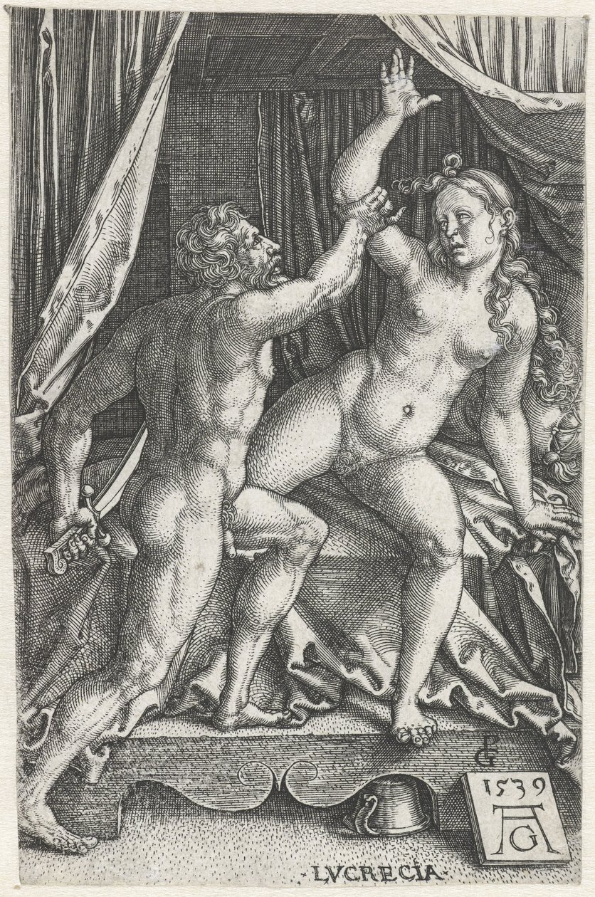 Lucretia أون Sextus Tarquinius Lucrecia (العنوان على الكائن) بواسطة هاينريش ألدغريفير