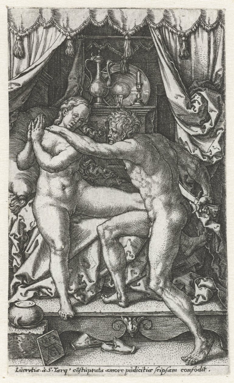 Lucretia أون Sextus Tarquinius بواسطة هاينريش ألدغريفير