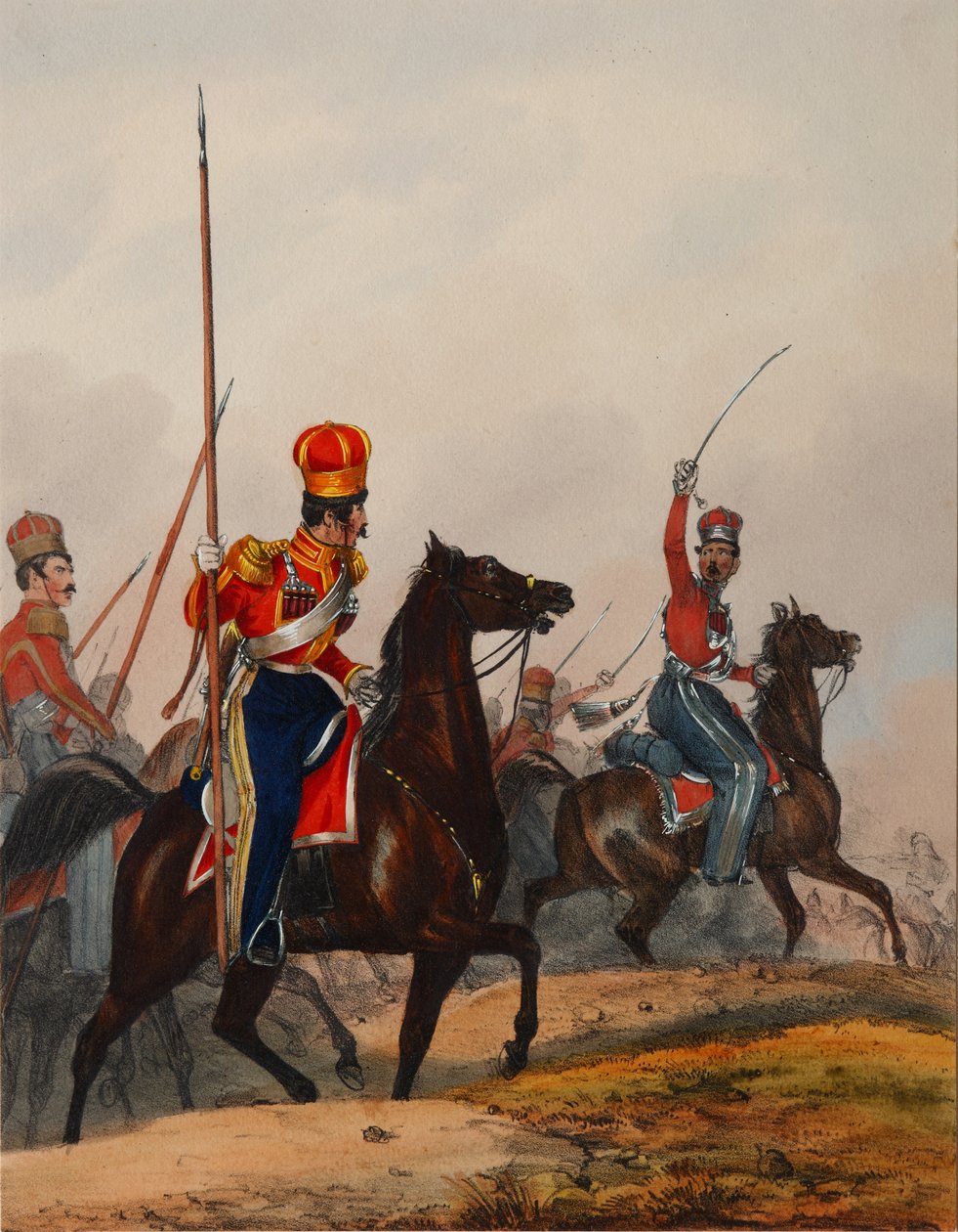 سرب حارس حياة التتار القرم ، 1840s بواسطة هاينريش أمبروس إيكيرت