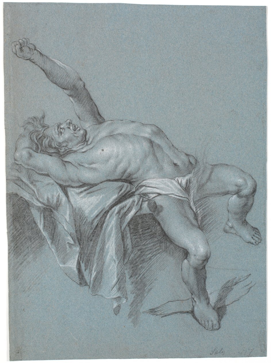 لا بد Polyphemus؟ (مستلقي مستلقيا مع ذراعه اليسرى مرفوعة) بواسطة هاينريش ديتمرس