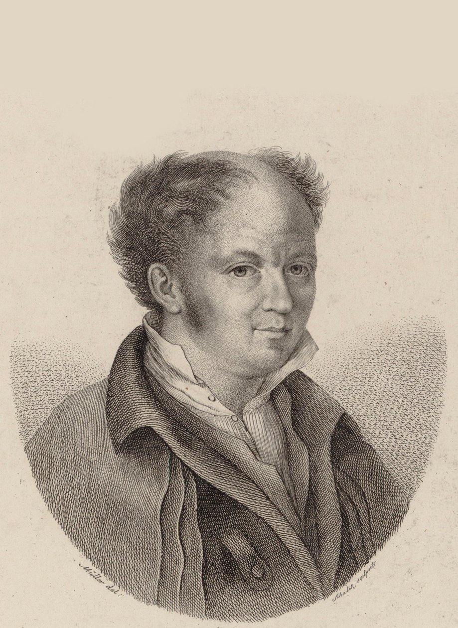 صورة للملحن جوتفريد ويبر 1779-1839 ، حوالي 1820. بواسطة هاينريش فرانز شالك