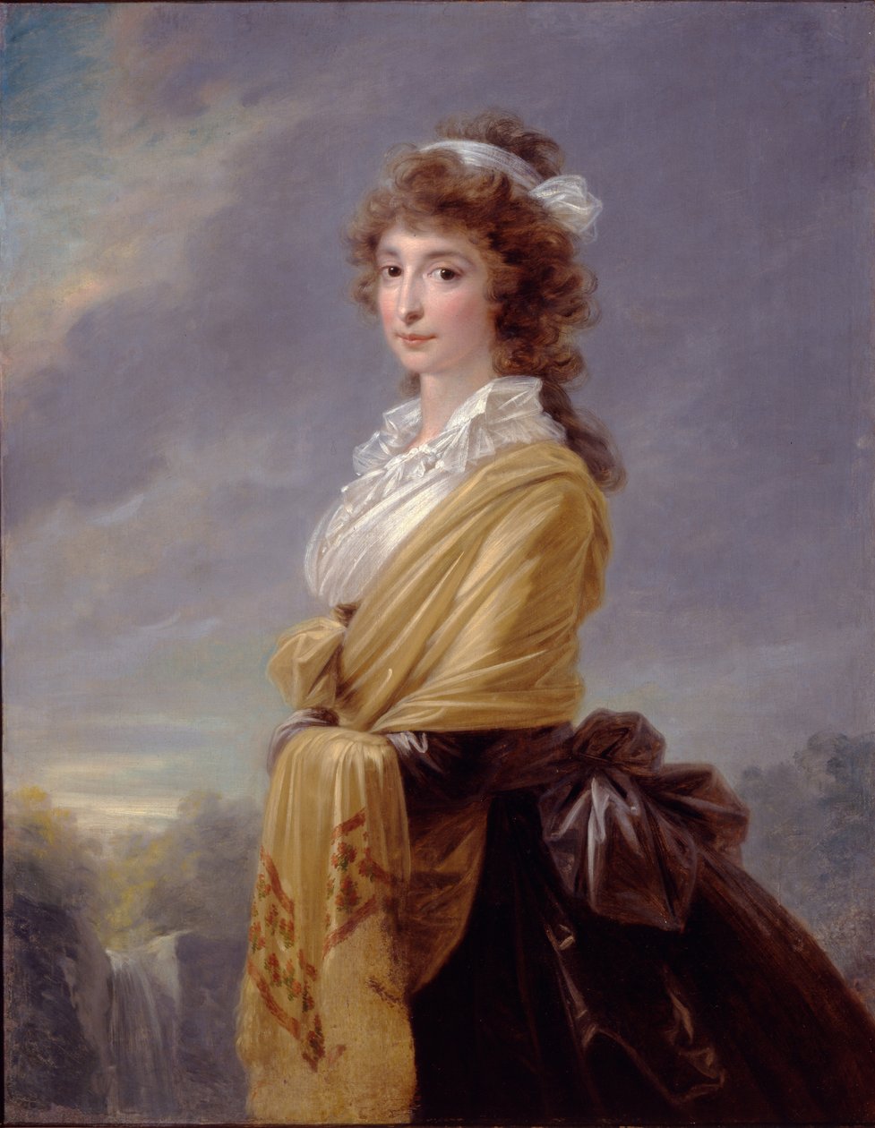 صورة للكونتيسة إليزابيث فون ثون - هوهنشتاين 1764-1806 ، 1787 بواسطة هاينريش فريدريش فوجر