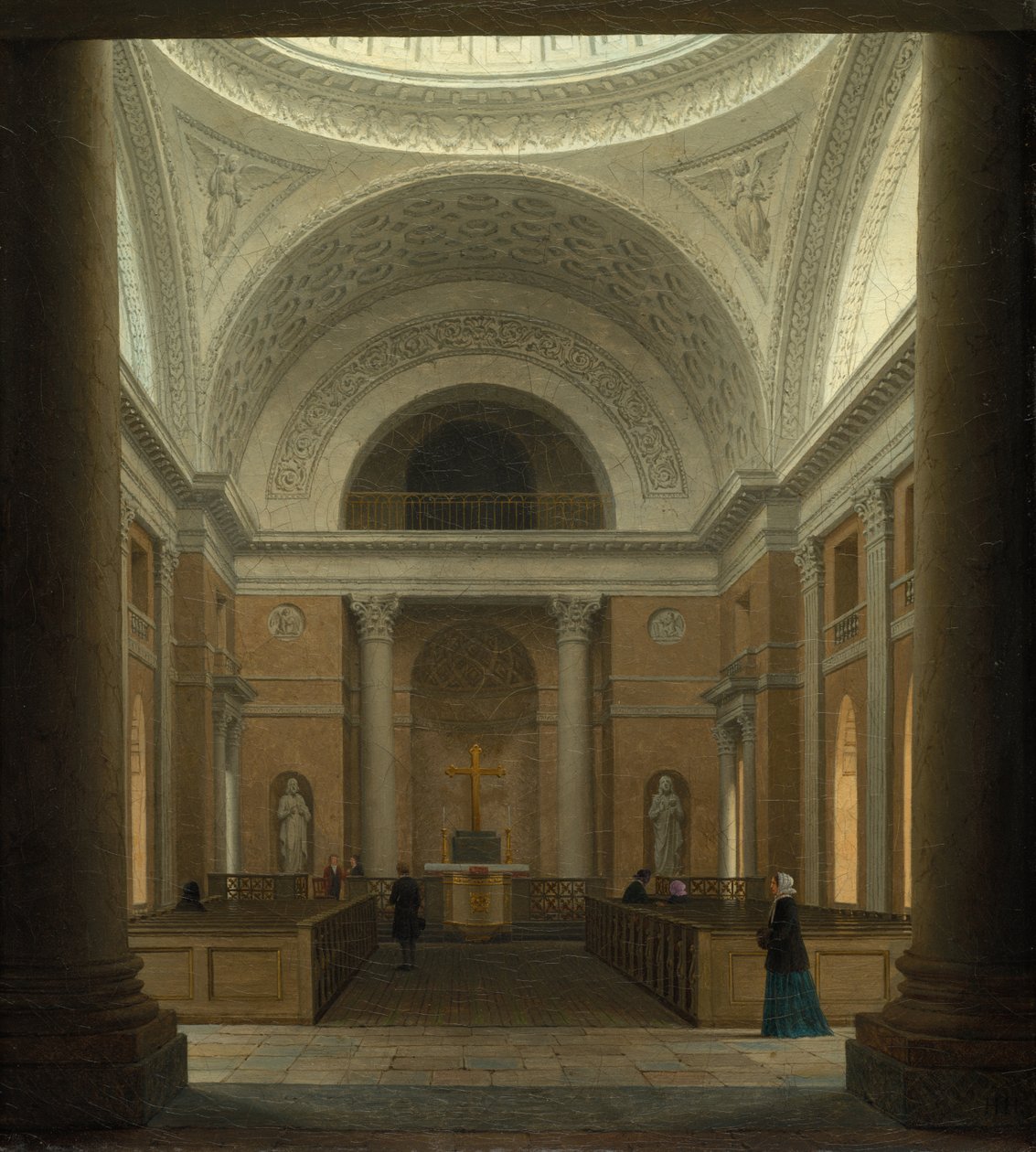 كنيسة Castle of Christianborg ، كوبنهاغن ، ج .1850. بواسطة هاينريش هانسن