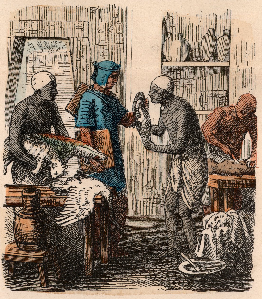 مصر القديمة: تحنيط الحيوانات ، 1866 بواسطة هاينريش لوتيمان