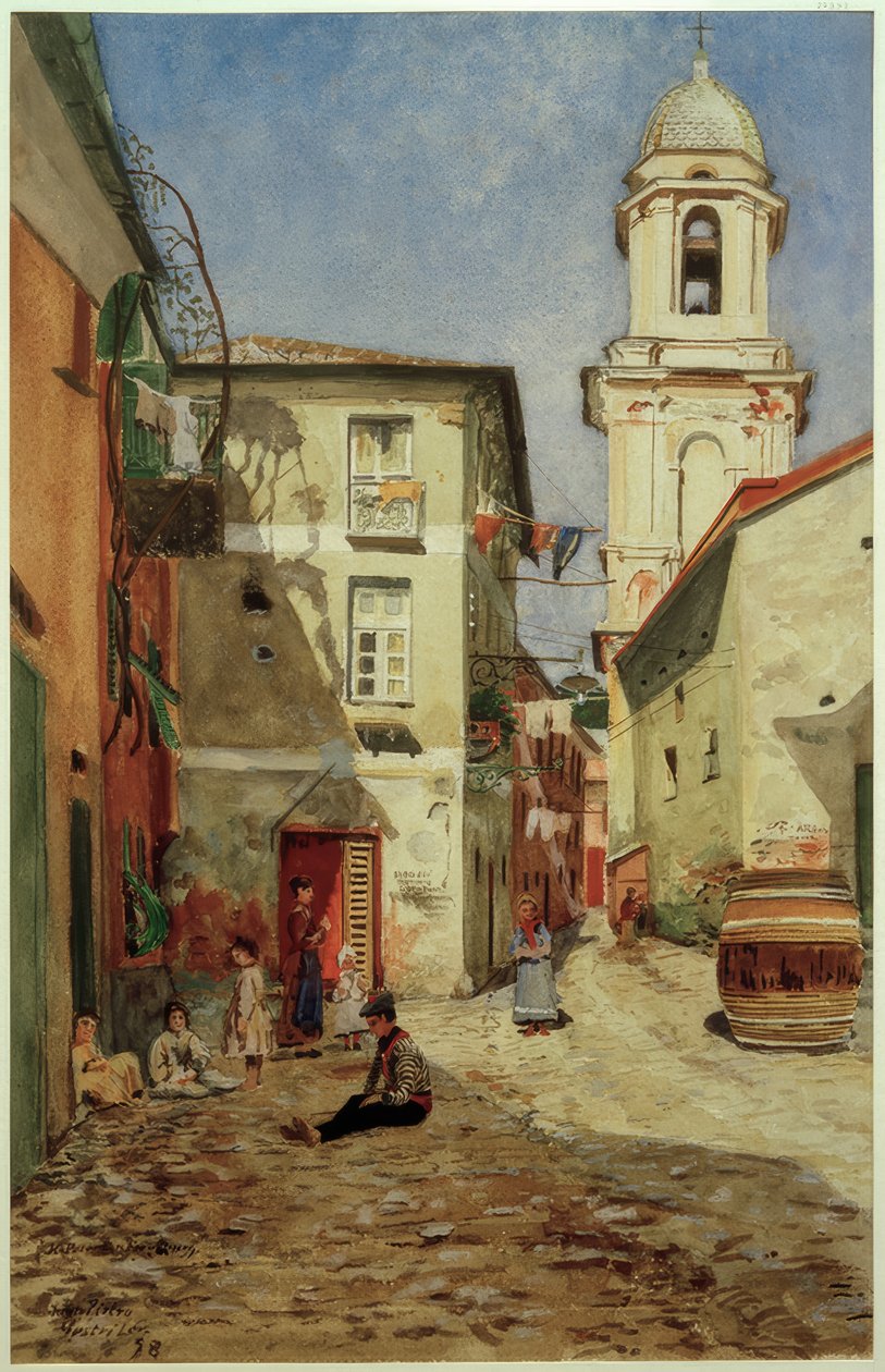 H.Petersen-Flensburg ، شارع في سيستري ليفانتي بواسطة هاينريش بيترسن فلنسبورغ