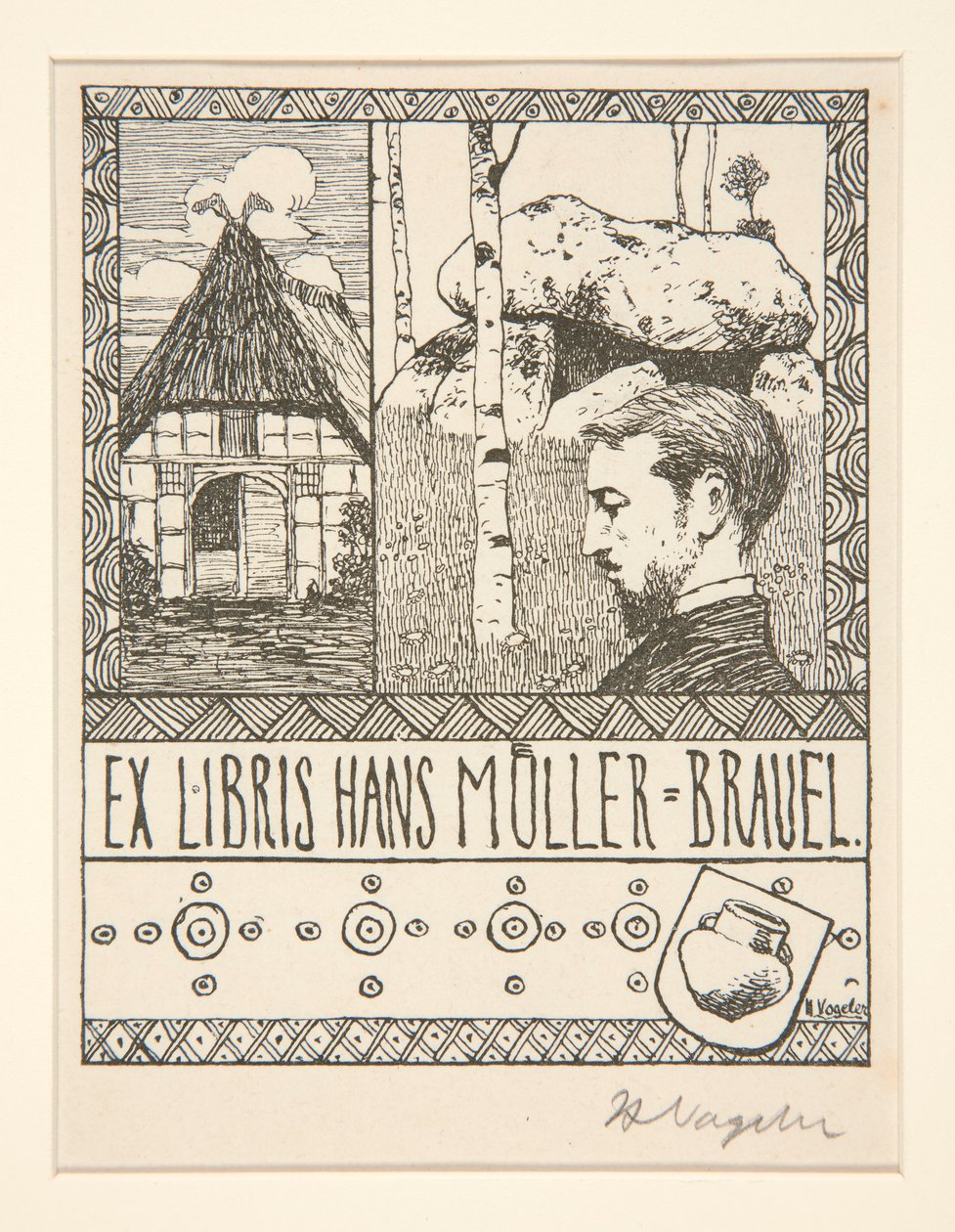 كتاب: Ex Libris Hans Mueller-Blauel بواسطة هاينريش فوجيلر
