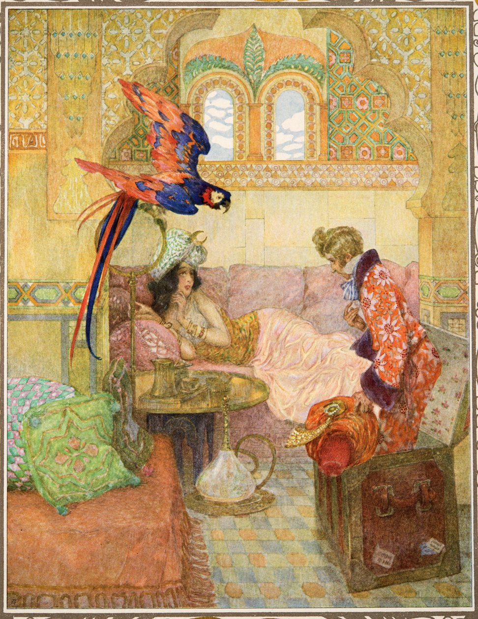 جذع الطائر من حكايات هانز كريستيان أندرسن ، حانة. 1911 بواسطة هاينريش و Urban Lefler