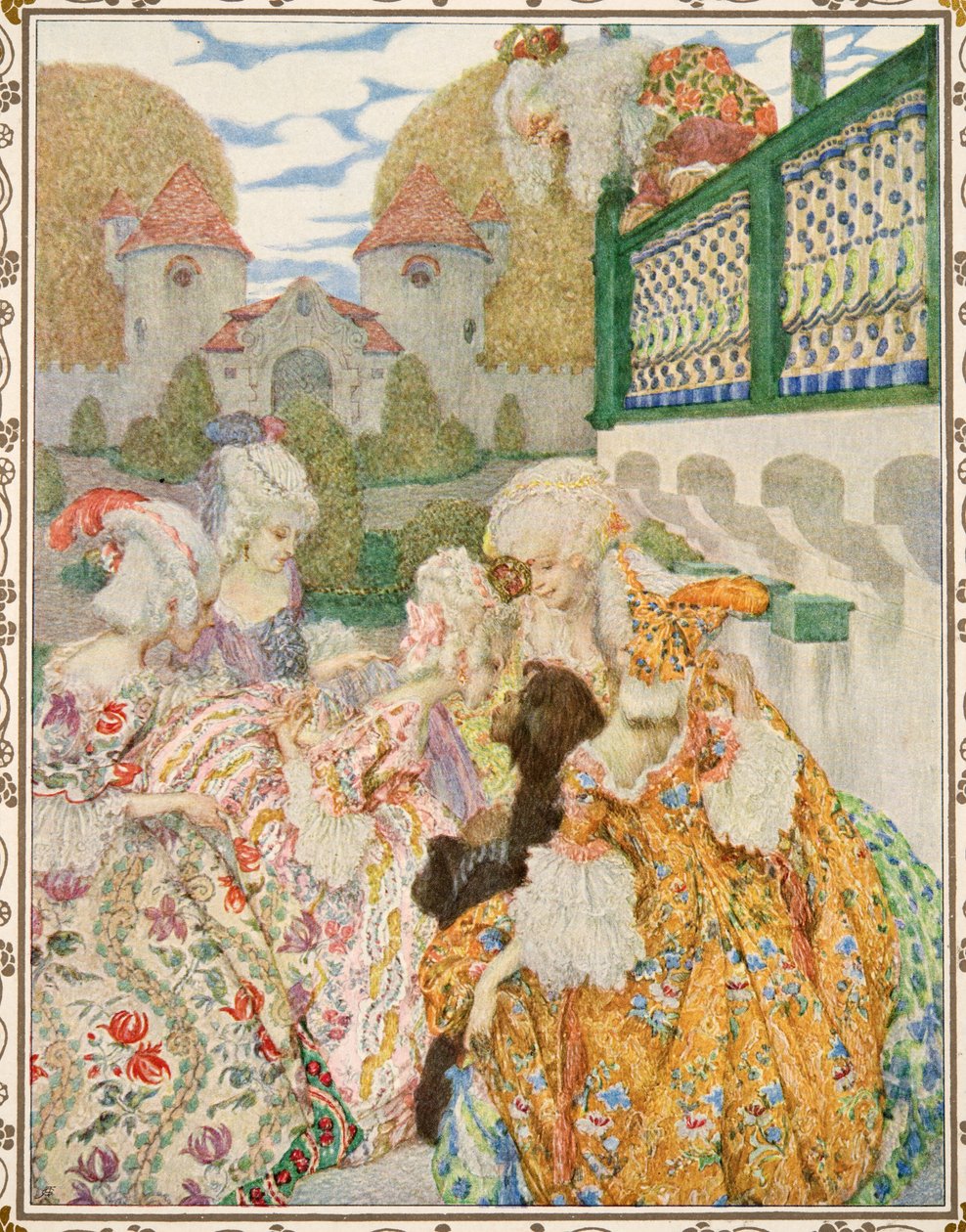 The Swineherd من حكايات هانز كريستيان أندرسن ، حانة. 1911 بواسطة هاينريش و Urban Lefler