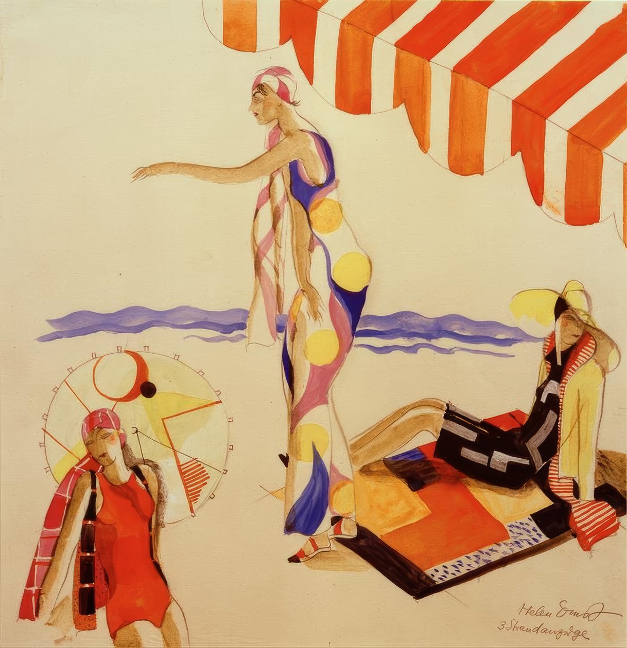 ملابس بحر حوالي عام 1928 بواسطة هيلين ارنست