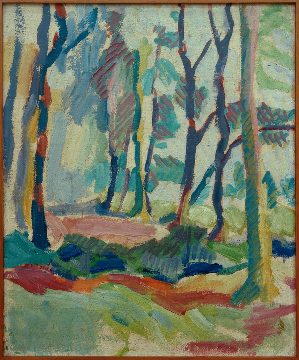 هيلموت ماكي ، Herbstwald ibei Krefeld - painting ، 1910 بواسطة هيلموت ماكي