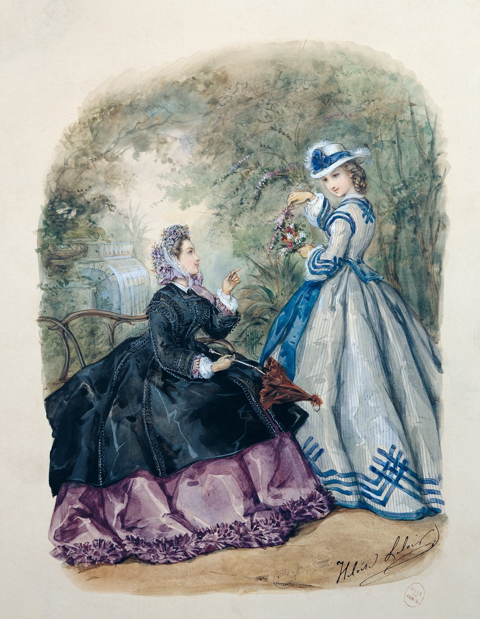 فستان بعد الظهر للنساء ، 1863 بواسطة Heloise Leloir