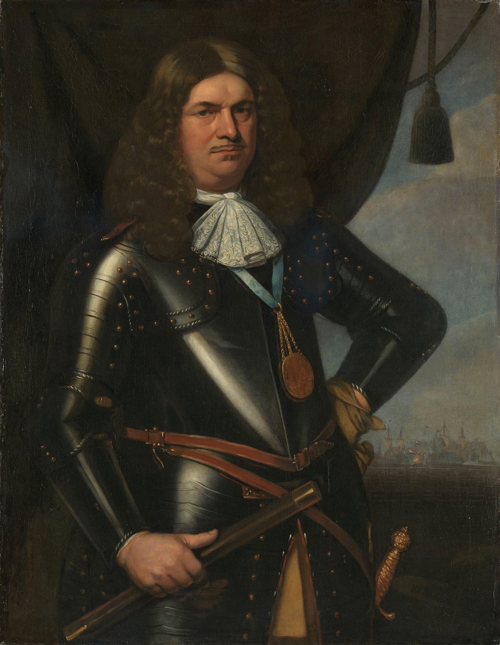 أدريان بانكرت (1620-1684) نائب أميرال زيلاند بواسطة هندريك بيركمان